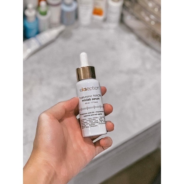 Serum mờ thâm mụn sáng da Ekseption Hyaluronic Niacin 50ml ( Hàng CTy có tem)