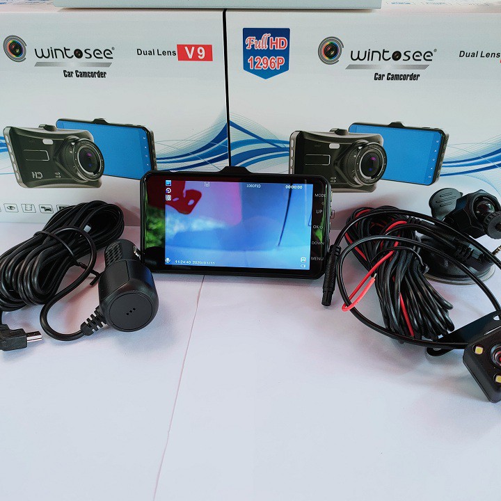 Camera hành trình V9 1296P hình ảnh sắc nét, thiết kế sang trọng | BigBuy360 - bigbuy360.vn