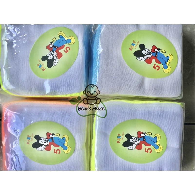 Khăn sữa cotton 5 lớp set 10 khăn
