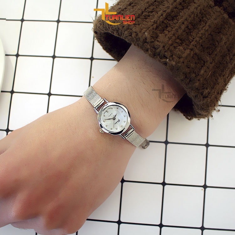 Đồng hồ nữ chính hiệu Protab Yuhao YH045, dây thép không gỉ, chống nước tốt