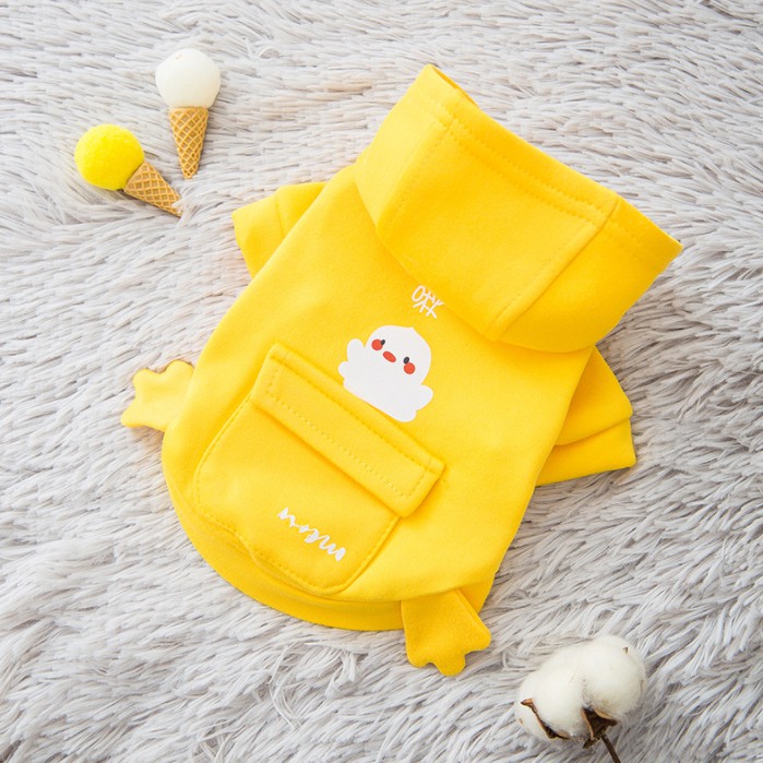 Quần Áo Cho Chó Mèo Thú Cưng Dáng Hoodie Mũ Hình Thú #Tintin Pet Store