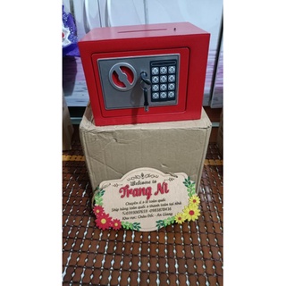 Két khóa bảo mật có có khe nhét tiền  kích thước 27×17×17 nặng 3kg