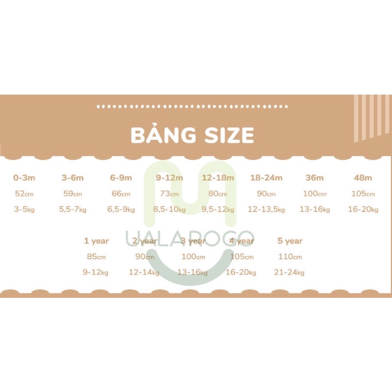 Bộ Sơ Sinh Cài Lệch Bamboo Pettit Uala Rogo UR 2047