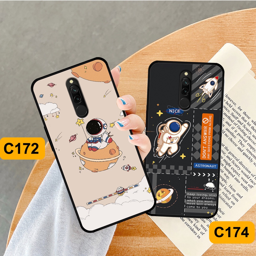 Ốp Xiaomi Redmi 8 in hình astronaut, phi hành gia vũ trụ hottrend, độc đáo, cá tính.