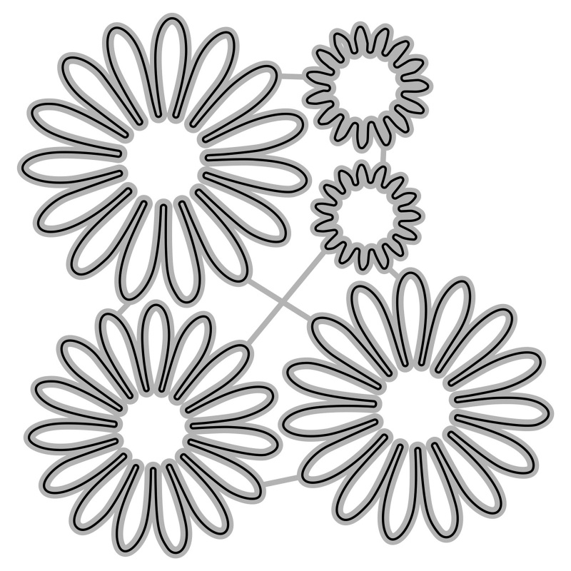 Khuôn Cắt Hình Cánh Hoa Xinh Xắn Dùng Để Trang Trí Album Ảnh