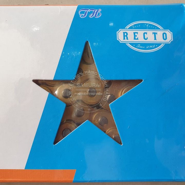 Sên (Xích) Vàng Recto 9Li-10Li Made In Malaysia Cho Mọi Dòng Xe Từ 150Cc Trở Xuống
