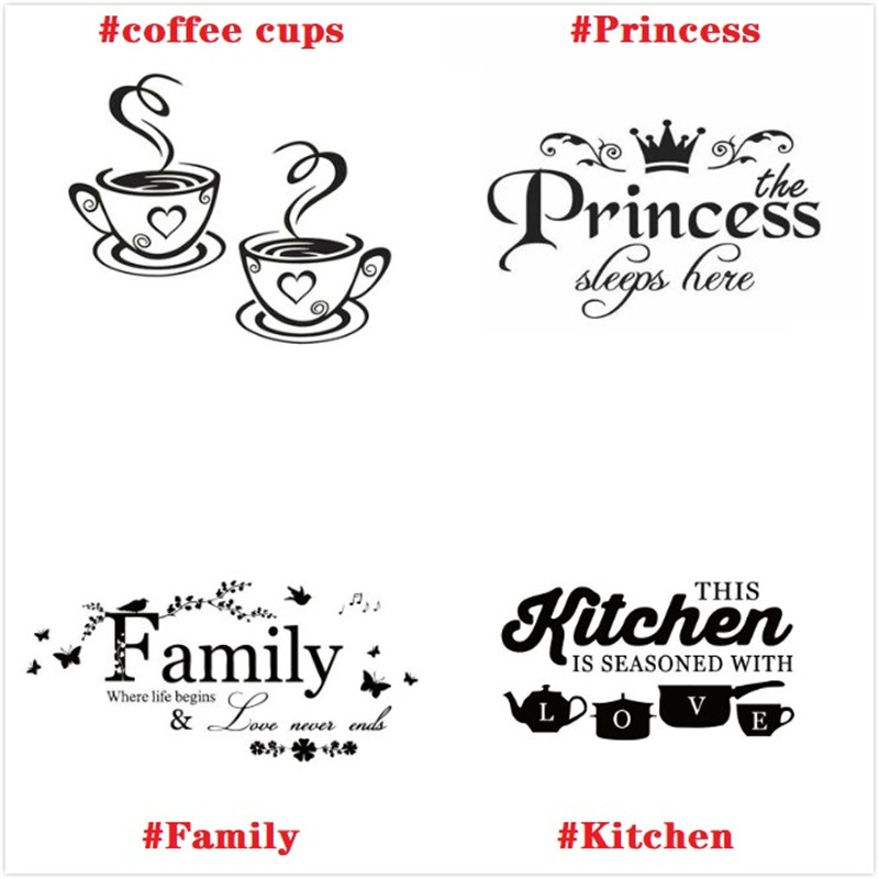 Decal Chữ Dán Tường Trang Trí