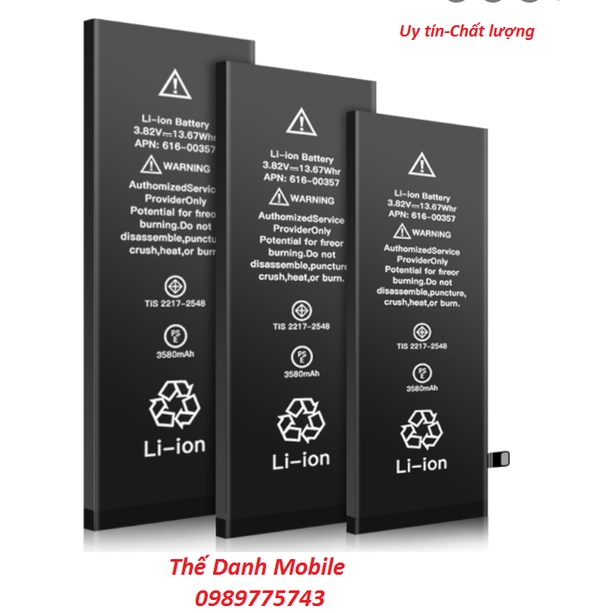 Pin cũ zin bóc máy cho điện thoại ip 6/7/8