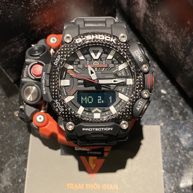 Đồng hồ nam casio G-shock GR-B200-1A Sale giá rẻ [ tramthoigian ] -  Kích thước vỏ : 63×54,1×18,3mm