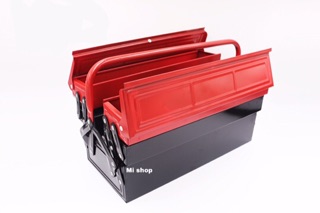 Hộp đựng dụng cụ đa năng sắt đỏ đen nhỡ(450x210x160mm)