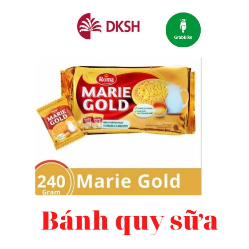 Bánh quy sữa Roma Marie Gold 240g xuất xứ Indonesia