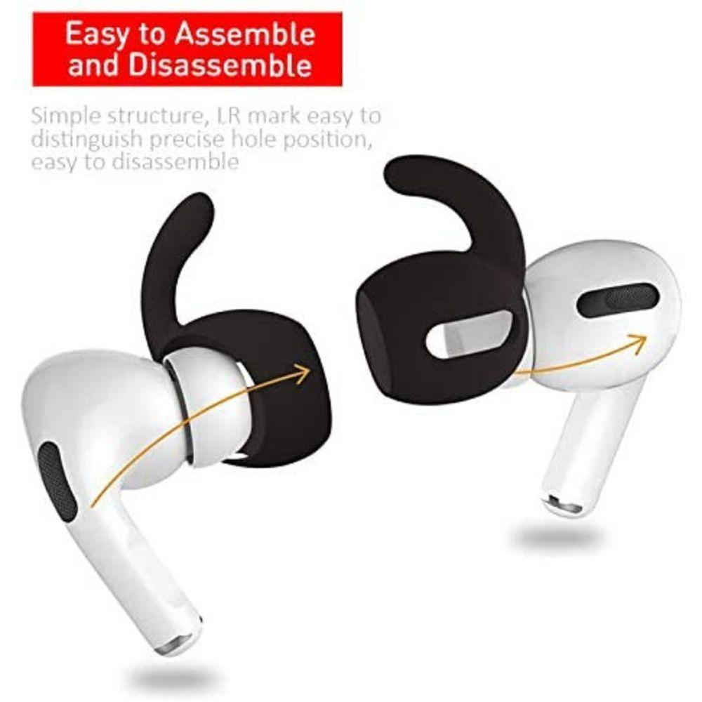 BTLIMER Set 3 Cặp Nút Tai Nghe Bằng Silicon Chống Bụi Thoải Mái Thay Thế Cho Airpods Pro 3