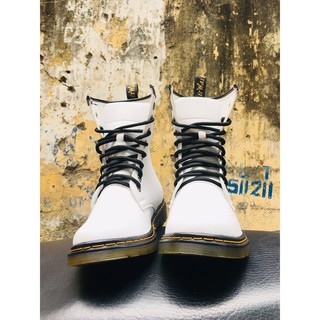 Giày Boots trắng Dr.1460 white cao cổ