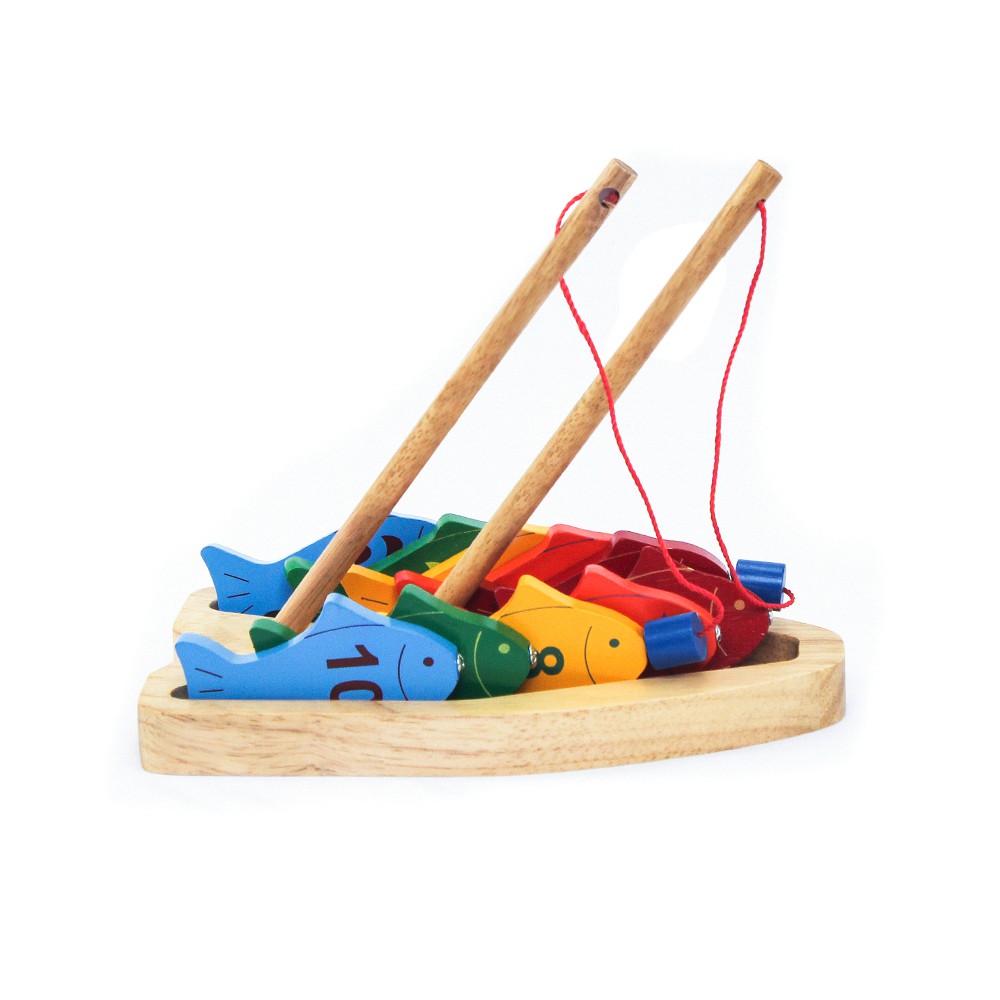 Đồ chơi gỗ Winwintoys - Câu 10 cá số 60362