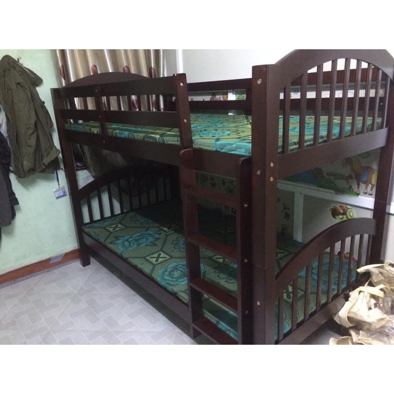[XẢ HÀNG] Giường 2 Tầng Uni Gỗ Tự Nhiên - Nâu | BigBuy360 - bigbuy360.vn