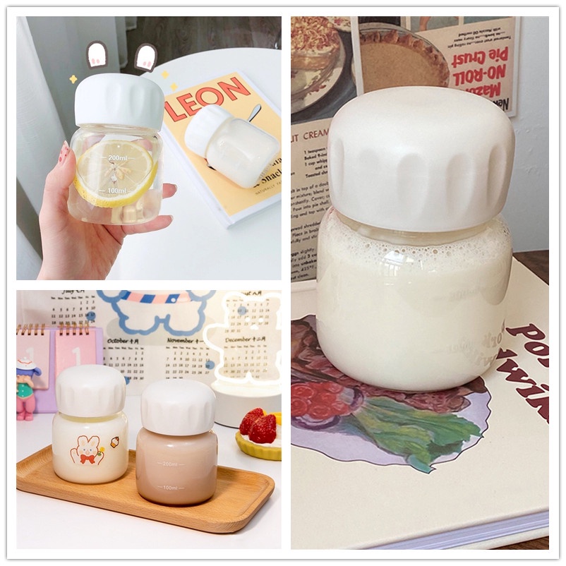 220ml Ins Style plastic Water Cup Portable Simple Small Mini Cute Student Milk Cup Net Red Girl Scrub Cup