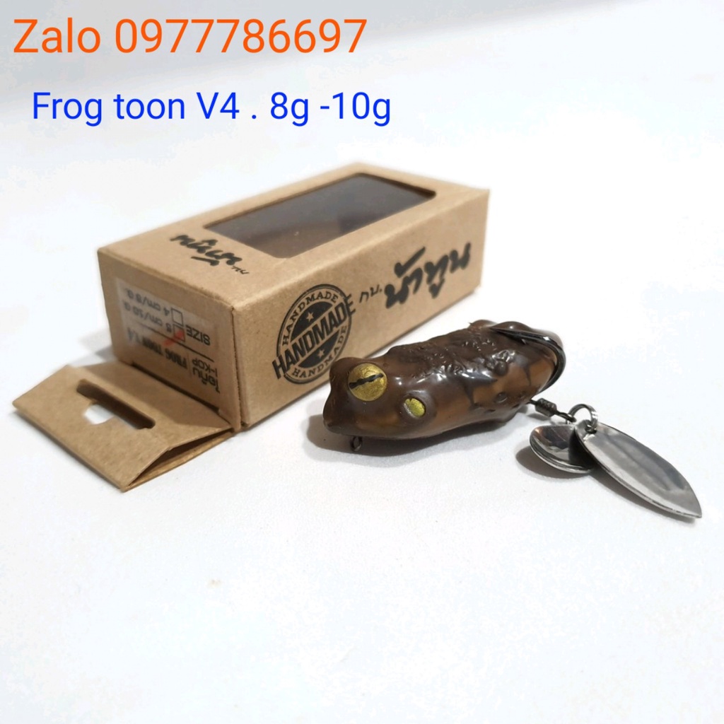 mồi câu cá lóc frog toon ,mồi giả câu cá lóc frog toon huyền thoại