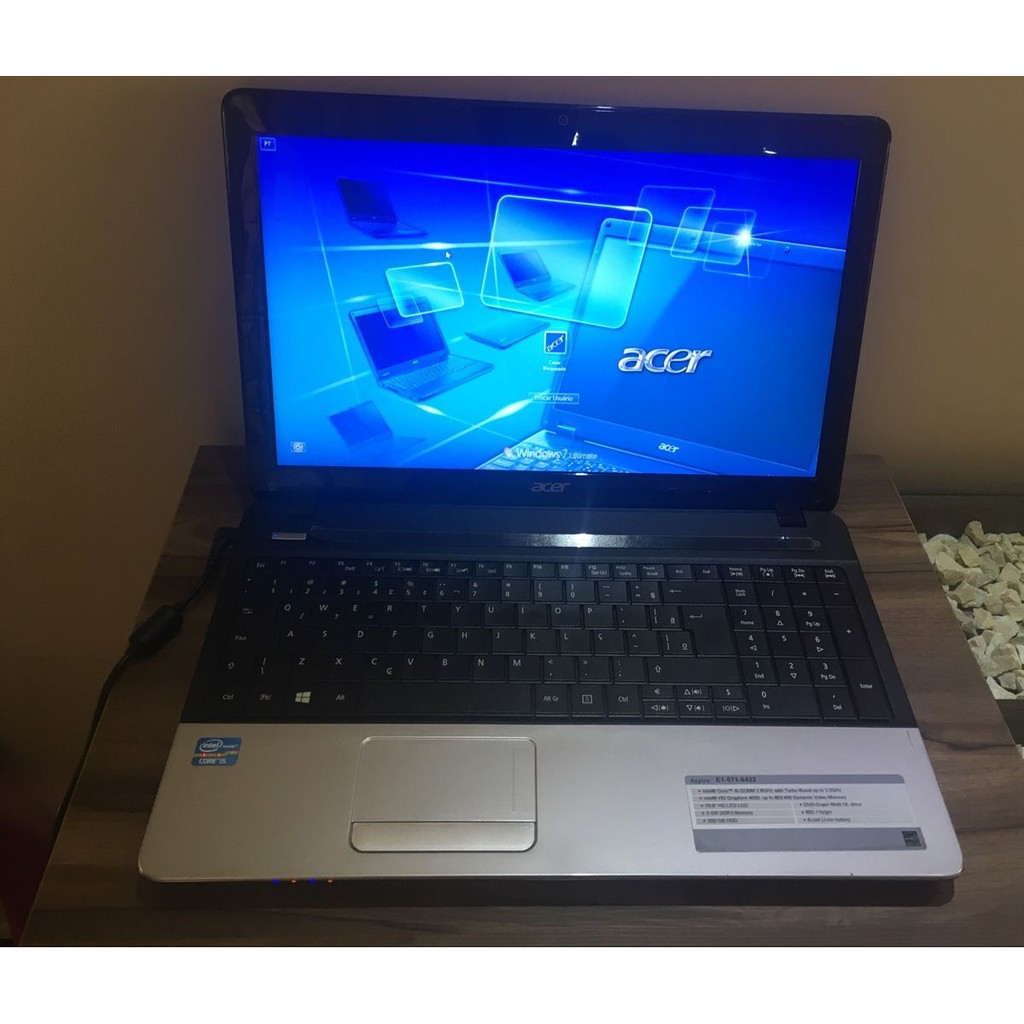 Laptop Acer E1-571, i5 3320M 4G SSD128-500G 5inch Đẹp Zin