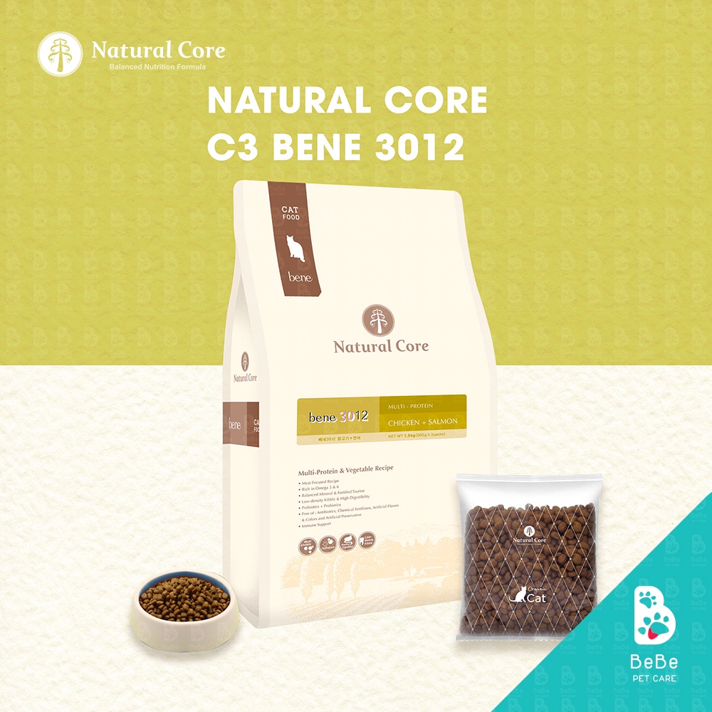 [5Kg] Hạt NATURAL CORE Gà x Cá Hồi Cho Mèo Mọi Lứa Tuổi