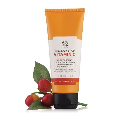 Kem tẩy da chết cho mặt The Body Shop Vitamin C Microdermabrasion 100ml