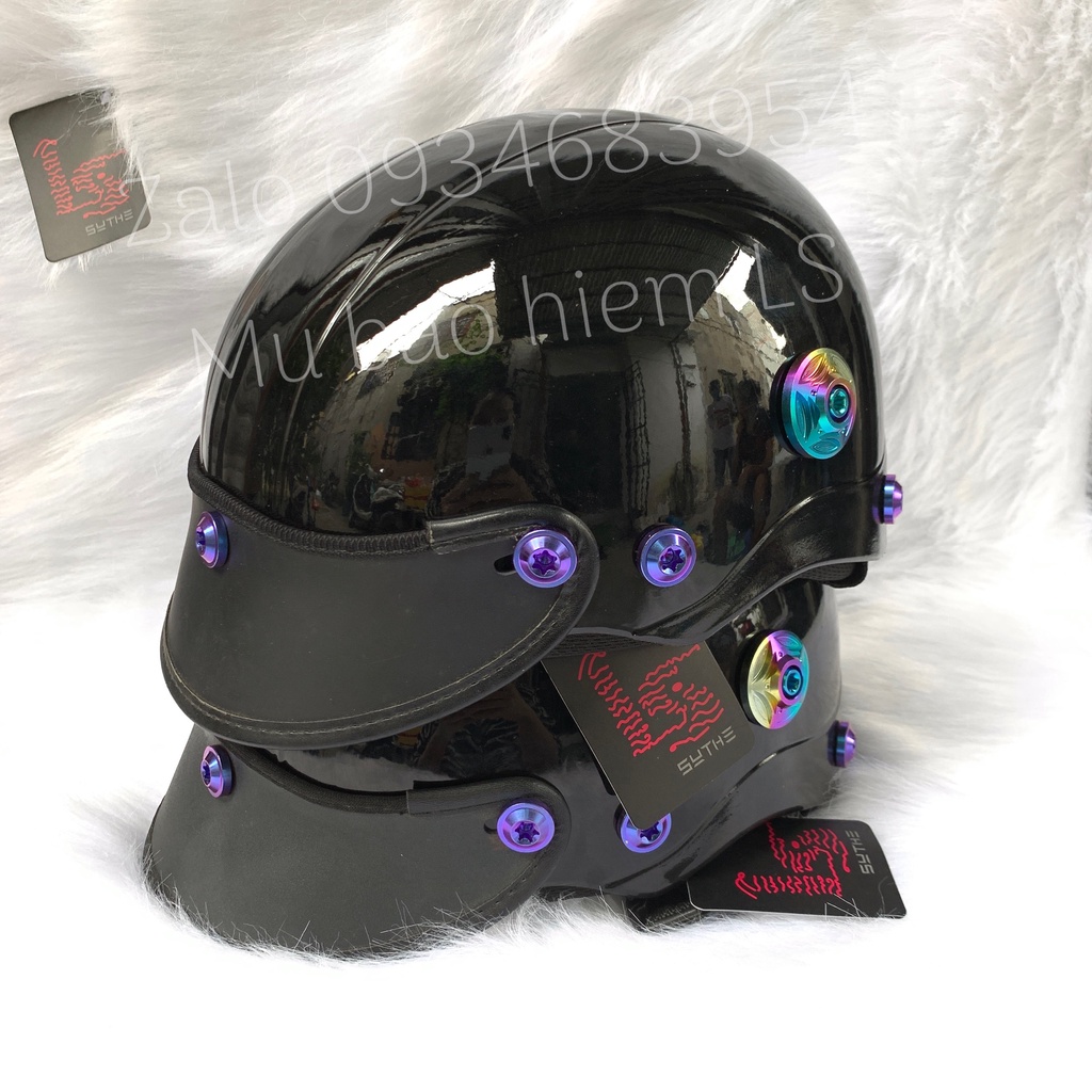 Nón bảo hiểm nano gù titan có lỗ thông gió phù hợp với mọi người