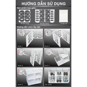 Kệ để giày lắp ghép thông minh Tashuan TS-5181