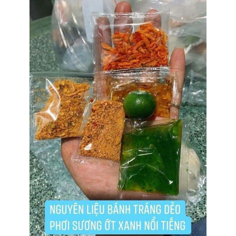 BÁNH TRÁNG PHƠI SƯƠNG MUỐI ỚT XANH
