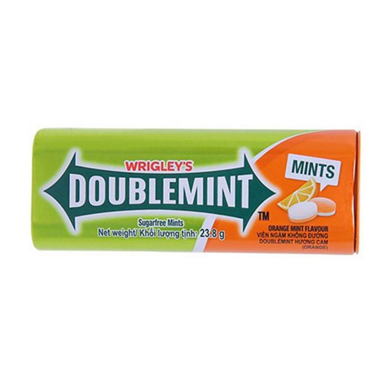 KẸO NGẬM KHÔNG ĐƯỜNG DOUBLEMINT HƯƠNG CAM