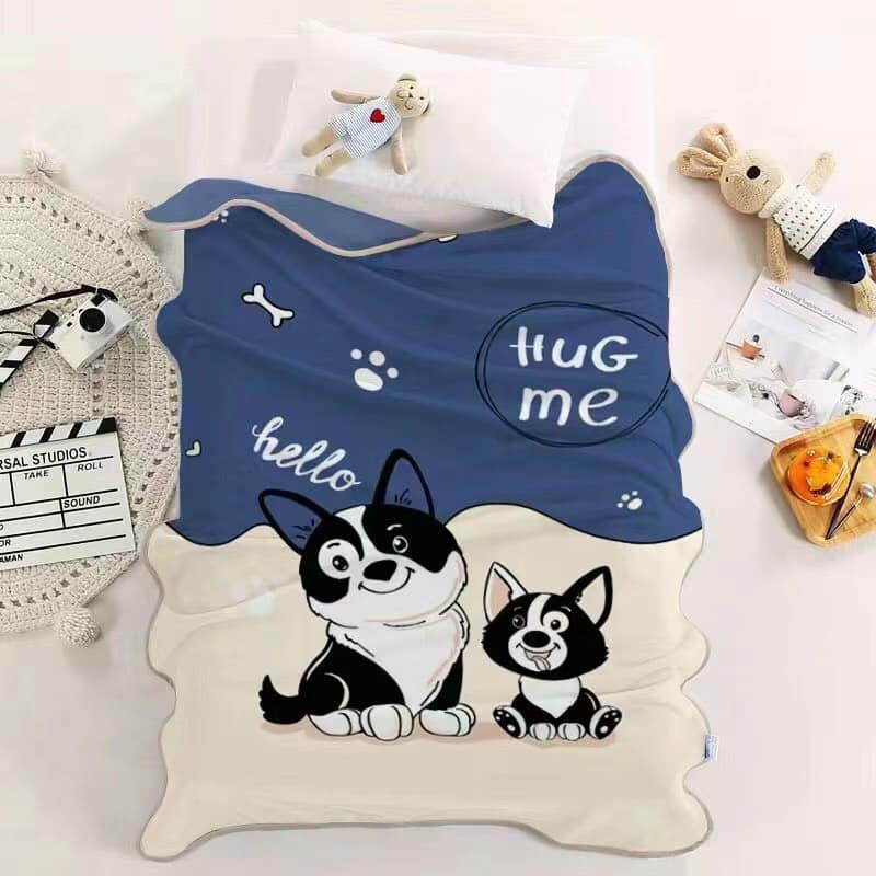 Chăn lông tuyết nhung cho bé trẻ em đa năng, Phù Hợp Với 4 Mùa Trong Năm 1mx1m4 Loại 1