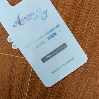 Combo miếng dán PPF mặt trước và sau cho Huawei Mate 20 Pro