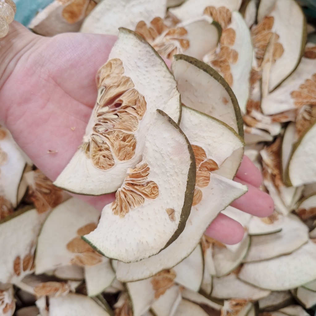 1KG Bưởi non sấy khô giảm mỡ máu xanh đẹp