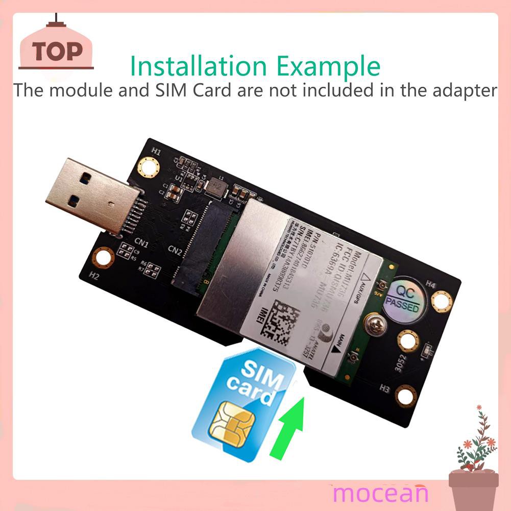 Mocean Đầu Chuyển Đổi Ngff M2 Sang Usb 3.0 8pin Cho 3g / 4g / 5g | BigBuy360 - bigbuy360.vn