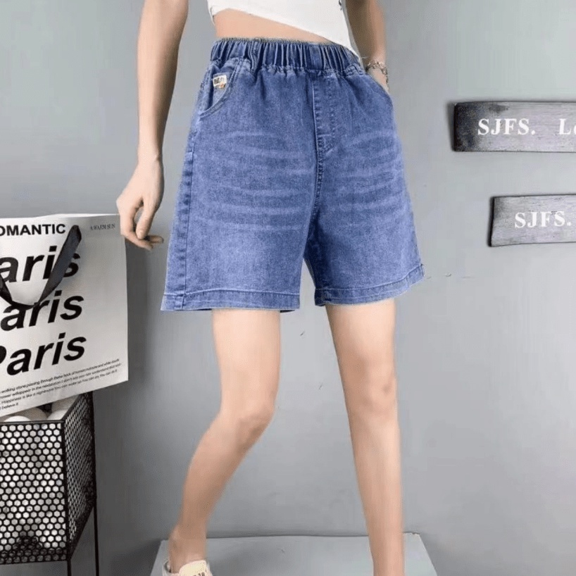 Quần Đùi Nữ, Quần Short Nữ Chất jean Cạp Chun QS24