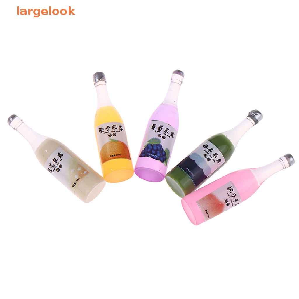 Set 5 Mô Hình Chai Rượu Mini Trang Trí Nhà Búp Bê