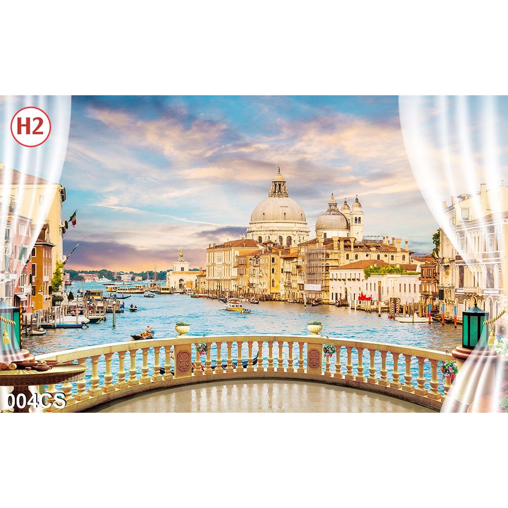 Tranh Dán Tường 3D Cửa Sổ Nhiều Mẫu Đẹp - Có In Theo Yêu Cầu- Tranh 3d Trang trí nhà cửa -Xưởng Tranh 3D