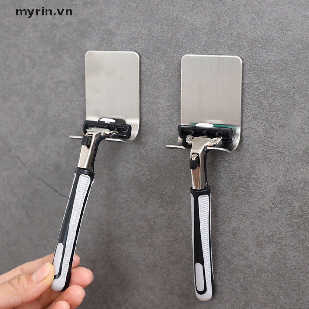 Giá Đỡ Dao Cạo Râu Có Móc Treo Tiện Dụng Cho Phòng Tắm