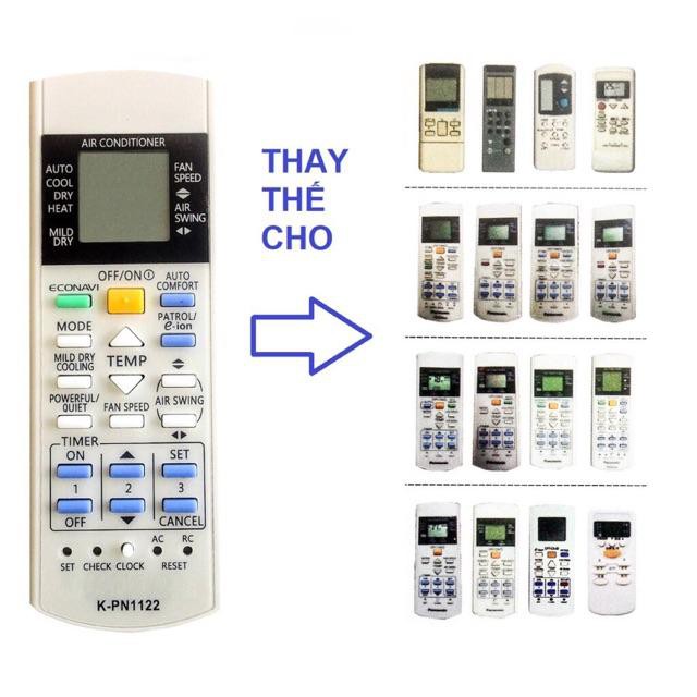 Điều khiển máy lạnh Remote điều hoà Panasonic đủ các mẫu HÀNG ĐẸP LOẠI CHẤT LƯỢNG TỐT PHÍM MỀM CHỐNG CHẢY NƯỚC