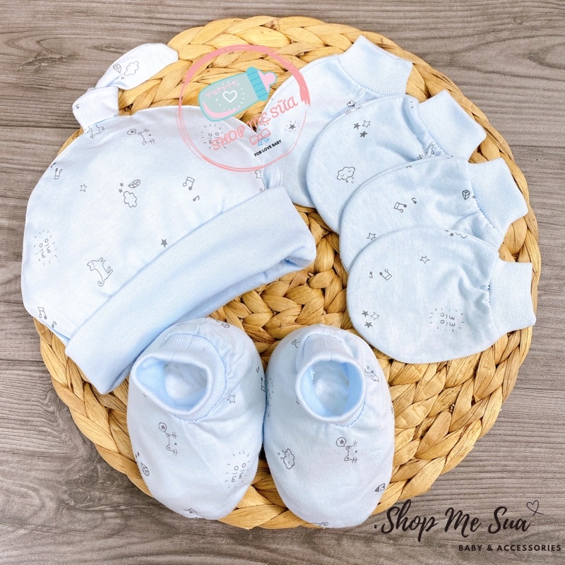 Đồ Phụ Kiện Sơ Sinh MioMio Cho Bé Mũ, Bao Tay, Bao Chân Mio - Đa Dạng Màu Sắc, Họa Tiết - MIO Việt Nam