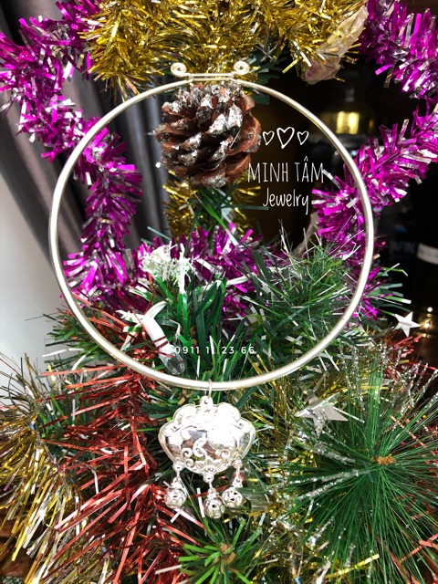 Kiềng bạc ta cho bé-Minh Tâm Jewelry