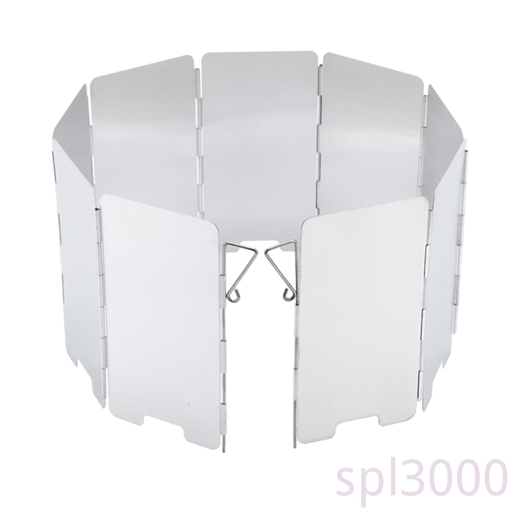 Tấm Chắn Gió 9 Tấm Có Thể Gấp Gọn Tiện Dụng Cho Bếp Nấu Ngoài Trời