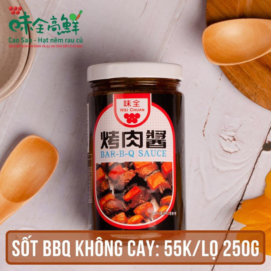 Sốt chấm và ướp đồ nướng BBQ weichuan 250g
