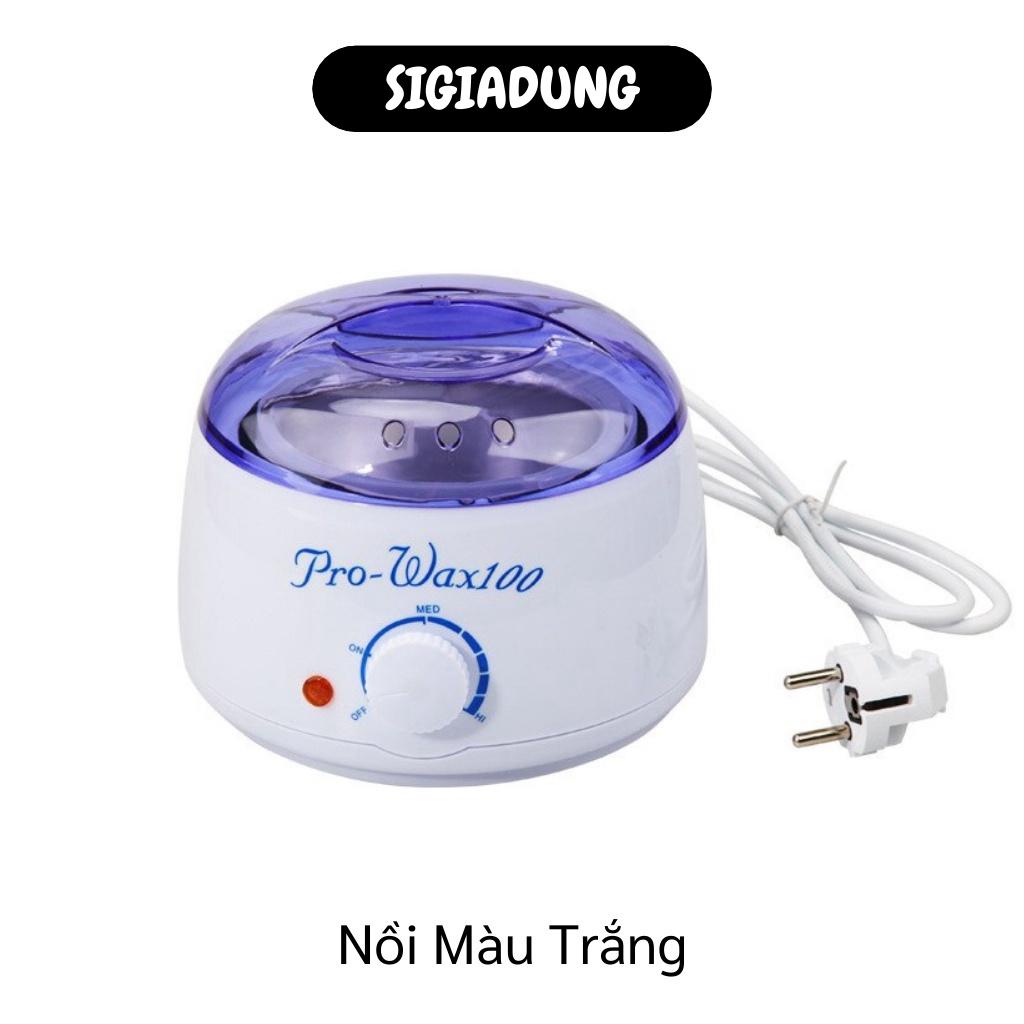 [SALE] Nồi nấu sáp nóng chảy TẶNG QUE GỖ  Nồi đun sáp wax lông Pro-wax100 Pro 200 loại 1 dây đồng ổ cắm lớn 8582