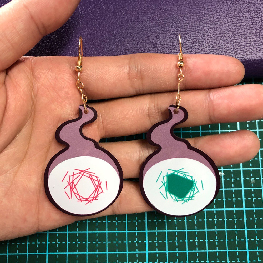 2 Bông Tai Acrylic Hình Hanako-Kun Thời Trang Cho Nữ