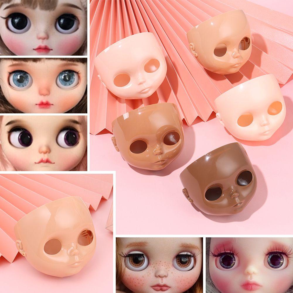 Đầu Búp Bê Tập Trang Điểm Thay Đổi Màu Sắc Cầu Vồng