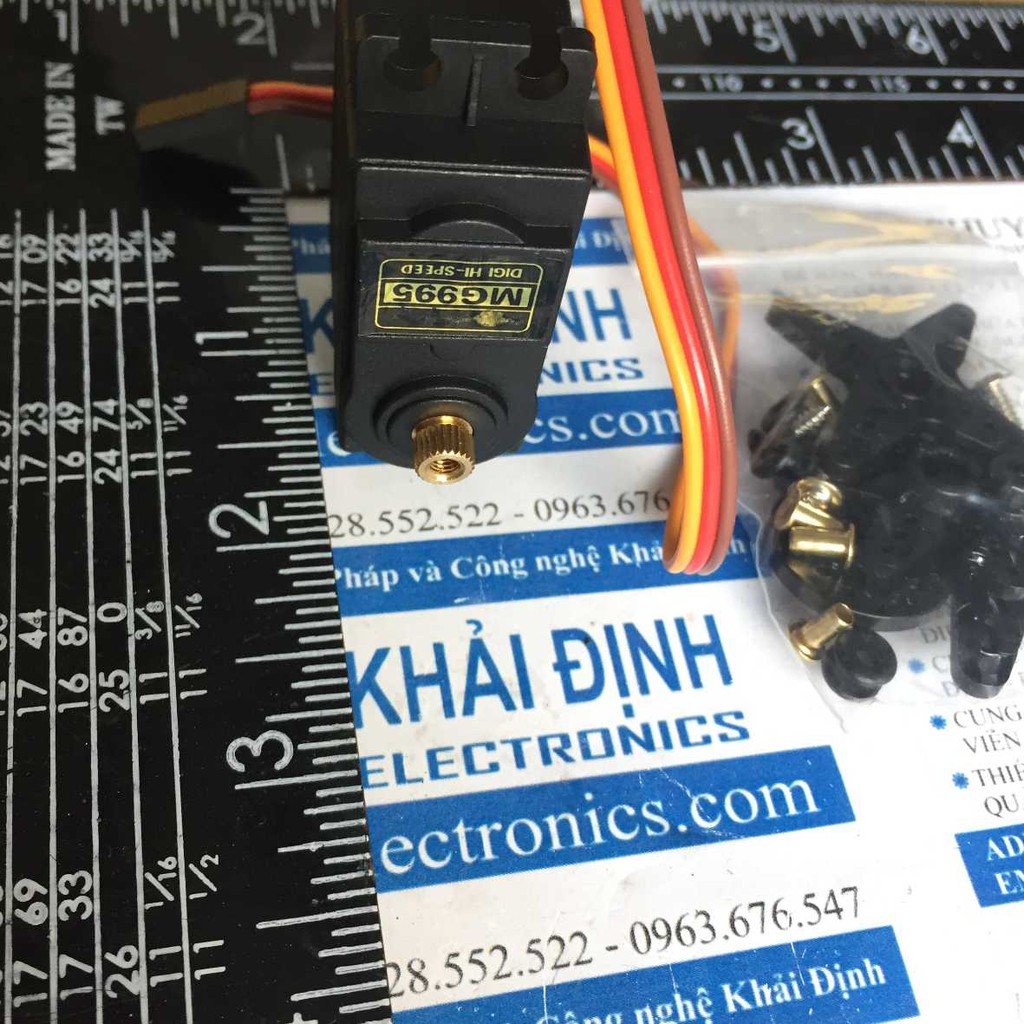 động cơ SERVO MG995 3V - 7.2V đầy đủ phụ kiện kde3190