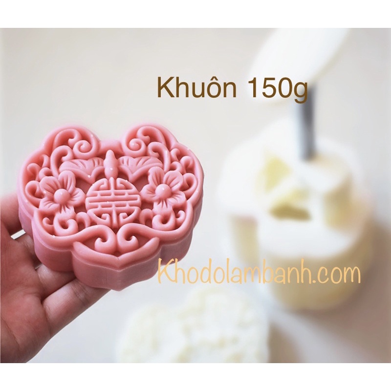 Khuôn trung thu 150g hoa mai (một mặt)