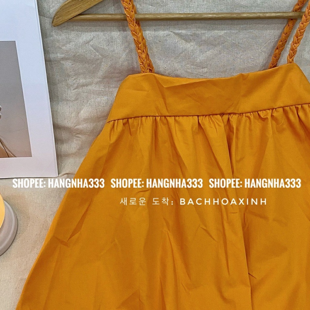 Váy bầu maxi thiết kế 2 dây  mềm mát mặc đi chơi đi biển cực đẹp V339