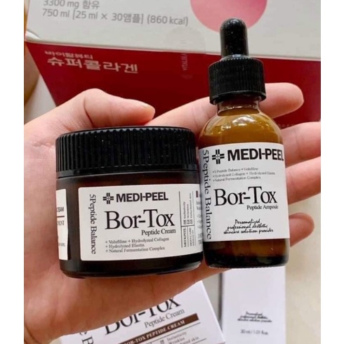 COMBO Serum Medi Peel Bor-Tox Và Kem Dưỡng Medi Peel Bor-Tox Da Căng Bóng | BigBuy360 - bigbuy360.vn