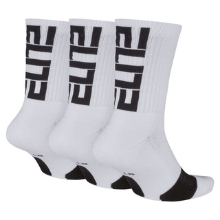 TẤT BÓNG RỔ Elite Trắng Đen