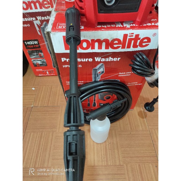 Máy rửa xe Homelite HPW 100G nội địa Úc 220v mới 90%